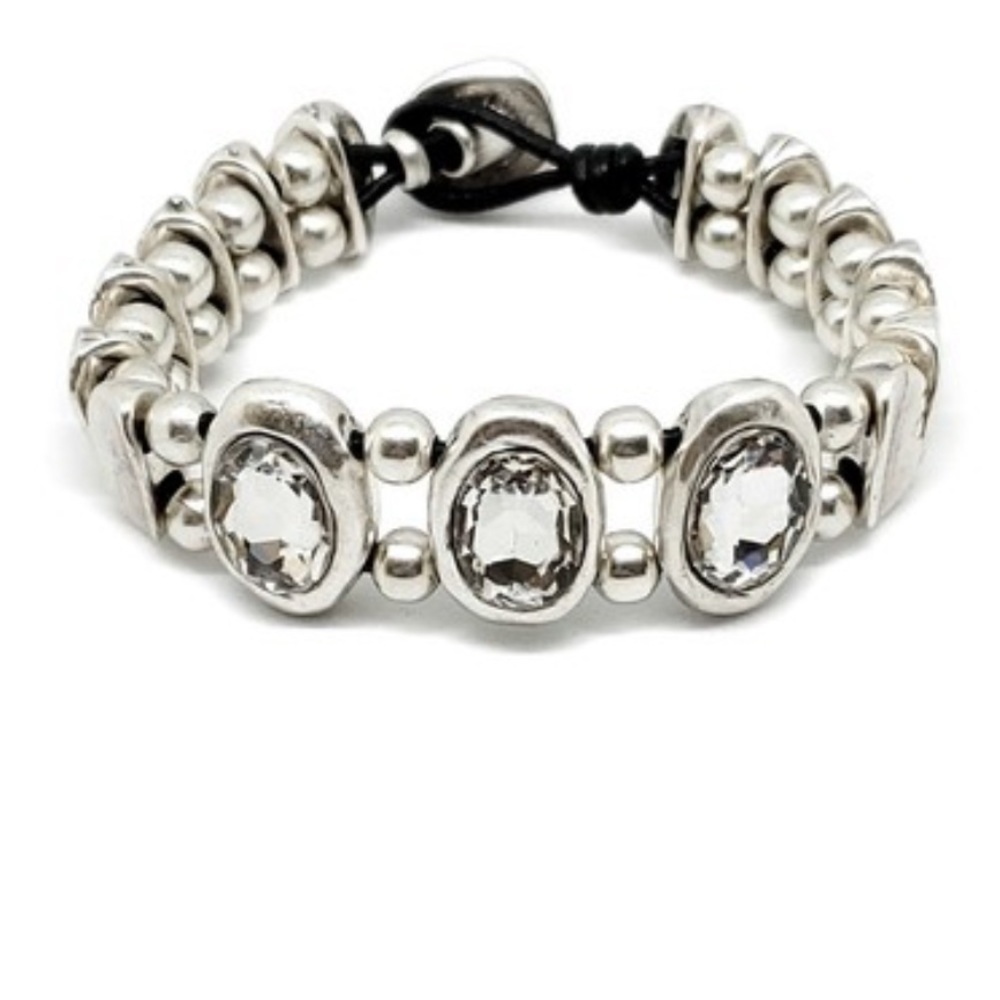 Handmade pewter bracelet. Made in Turkey.